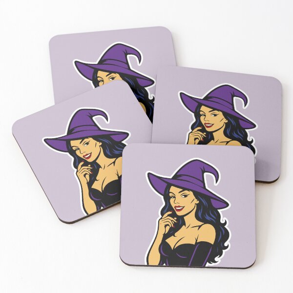 Item preview, Sexy Witch – Glamorous Halloween Pin-Up Witch Design designed and sold by hangmeart.