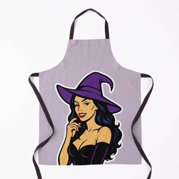 Item preview, Sexy Witch – Glamorous Halloween Pin-Up Witch Design designed and sold by hangmeart.