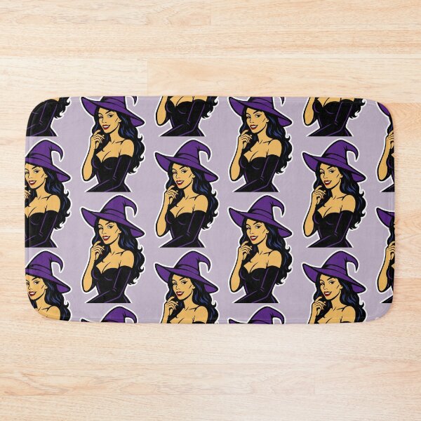 Item preview, Sexy Witch – Glamorous Halloween Pin-Up Witch Design designed and sold by hangmeart.