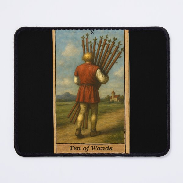 Item preview, Tarot: Ten of Wands designed and sold by skoolsarecool.