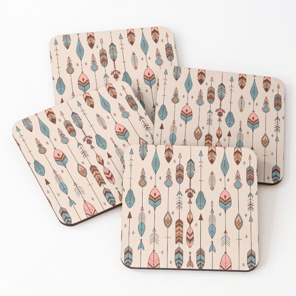 Item preview, Boho Arrows Pink and Blue  designed and sold by Doodloom.