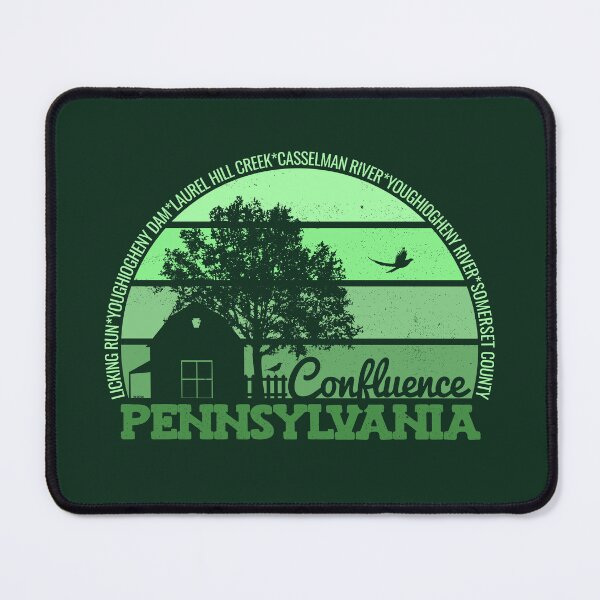 Item preview, Confluence Pennsylvania Sunset Retro Vintage Local Pride Logo designed and sold by CRHPOD20.