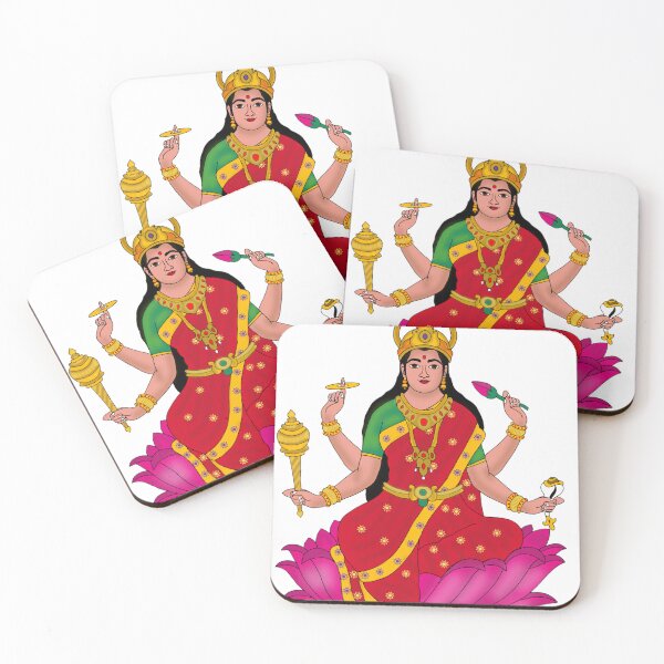 Item preview, Goddess Siddhidatri Digital Art | Navdurga Devi Illustration | Spiritual Wall Decor designed and sold by Harshit_Digital_Arts.