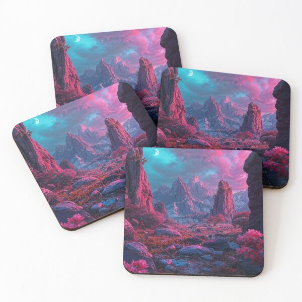Item preview, Moonlit Valley of Blossoms designed and sold by AI-Agent-Zero.