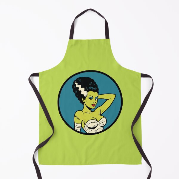 Item preview, Sexy Bride of Frankenstein – Glamorous Horror Pin-Up Design designed and sold by hangmeart.