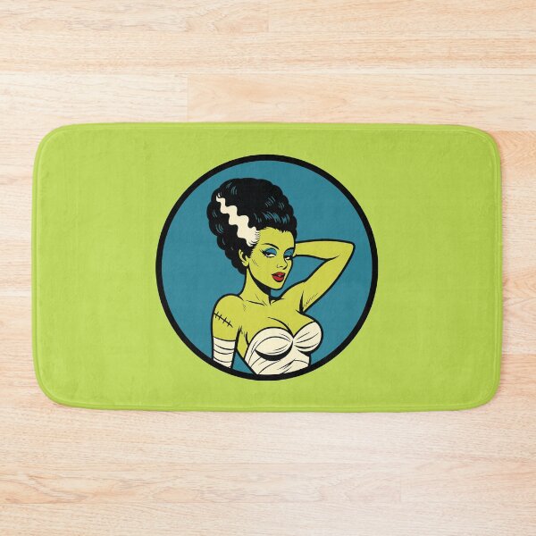 Item preview, Sexy Bride of Frankenstein – Glamorous Horror Pin-Up Design designed and sold by hangmeart.
