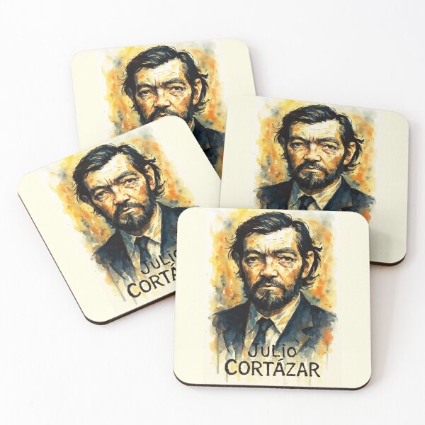Item preview, Julio Cortazar Master of Argentine Literature designed and sold by Sarcastic designs.