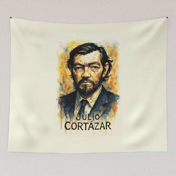Item preview, Julio Cortazar Master of Argentine Literature designed and sold by Sarcastic designs.
