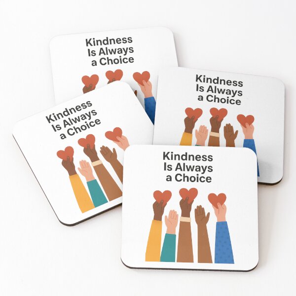 Item preview, Kindness Is Always a Choice – Positive Inclusive Diversity Heart Design designed and sold by inkoutninja.