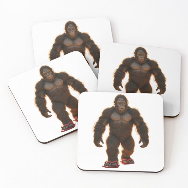 Item preview, big foot wearing flip flops designed and sold by Vivid Creations by CJ.