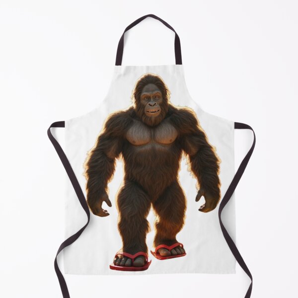 Item preview, big foot wearing flip flops designed and sold by Vivid Creations by CJ.