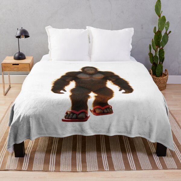 Item preview, big foot wearing flip flops designed and sold by Vivid Creations by CJ.