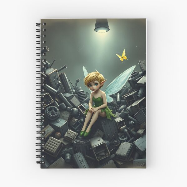 Item preview, Tinker Bell recycling designed and sold by Cosmic Free Mama.