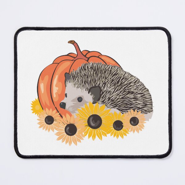 Item preview, Fall Hedgehog with Sunflowers. designed and sold by MagnoliaLake.