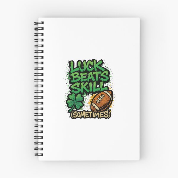 Item preview, Graffiti Style Football Luck Beats Skill designed and sold by BoldApparel.