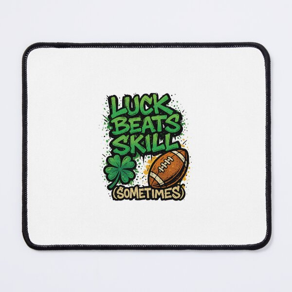 Item preview, Graffiti Style Football Luck Beats Skill designed and sold by BoldApparel.