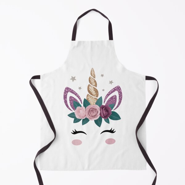 Item preview, Cute Unicorn Face With Flowers And Beautiful Lashes Gift designed and sold by PunkNation-Arts.