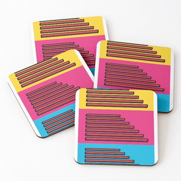 Item preview, Pop-Art Montessori Red Rods – Bold Graphic Design designed and sold by MforMontessori.