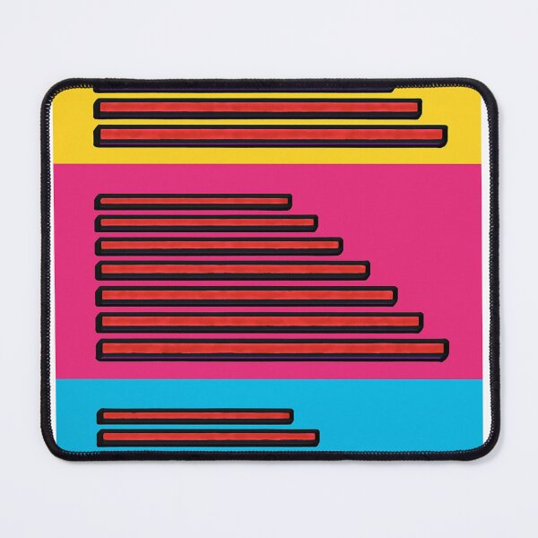 Item preview, Pop-Art Montessori Red Rods – Bold Graphic Design designed and sold by MforMontessori.