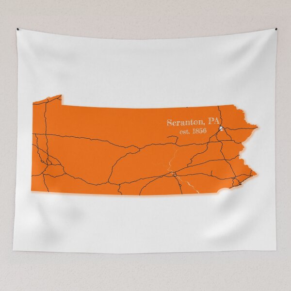 Item preview, Scranton, PA [Orange] designed and sold by PhilbonianDezin.