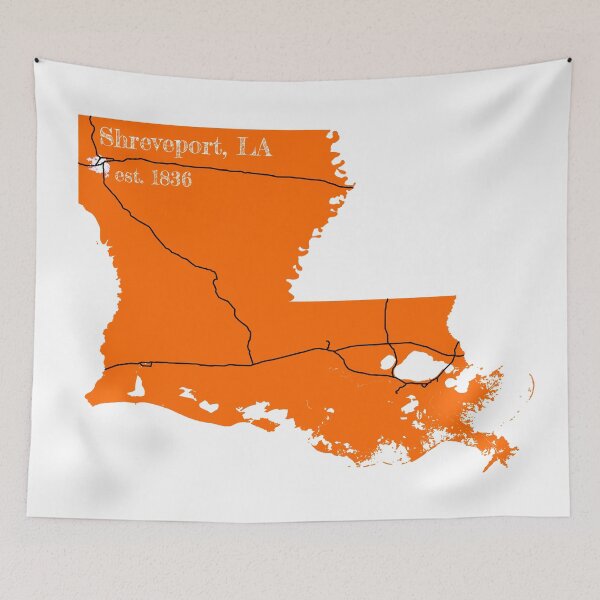 Item preview, Shreveport, LA [Orange] designed and sold by PhilbonianDezin.
