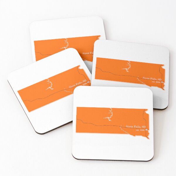 Item preview, Sioux Falls, SD [Orange] designed and sold by PhilbonianDezin.