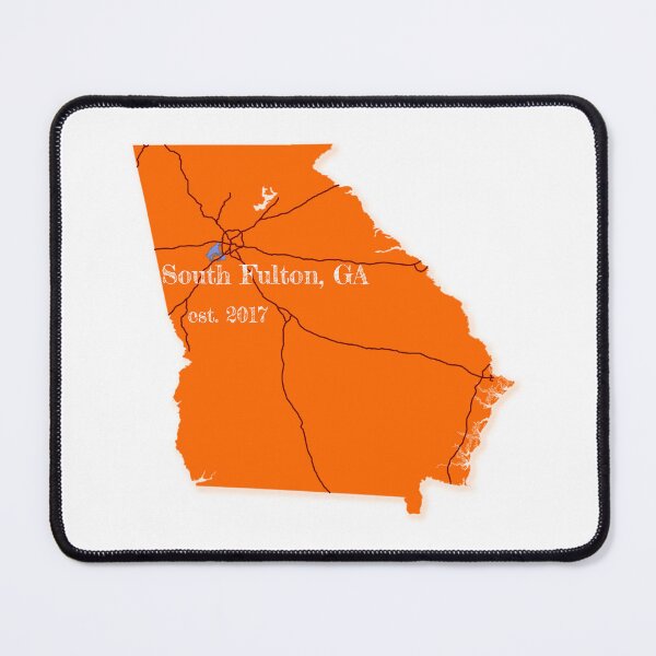 Item preview, South Fulton, GA [Orange] designed and sold by PhilbonianDezin.