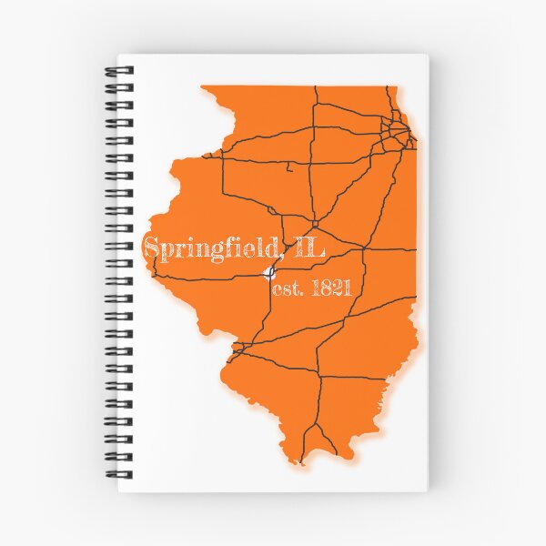 Item preview, Springfield, IL [Orange] designed and sold by PhilbonianDezin.