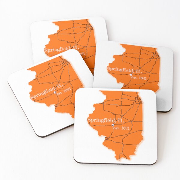 Item preview, Springfield, IL [Orange] designed and sold by PhilbonianDezin.