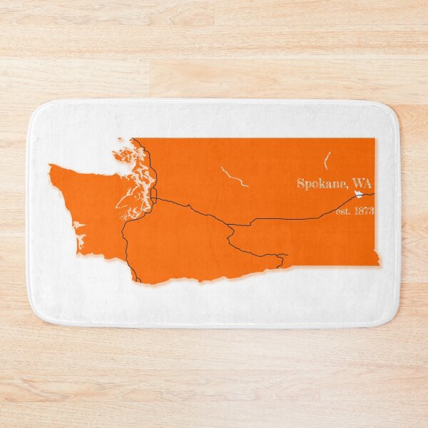 Item preview, Spokane, WA [Orange] designed and sold by PhilbonianDezin.