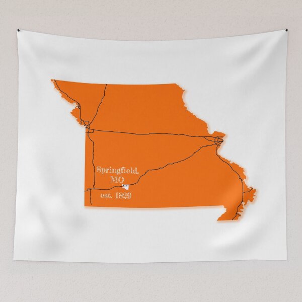Item preview, Springfield, MO [Orange] designed and sold by PhilbonianDezin.