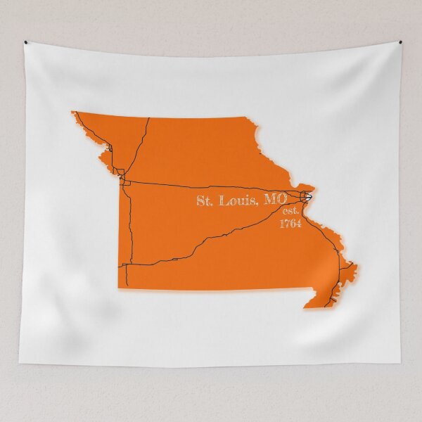 Item preview, St. Louis, MO [Orange] designed and sold by PhilbonianDezin.