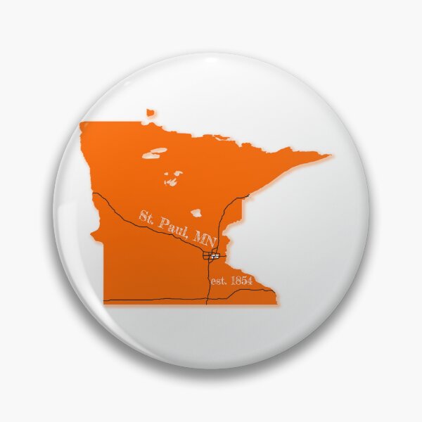 Artikelvorschau, St. Paul, MN [Orange] entworfen und verkauft von PhilbonianDezin.