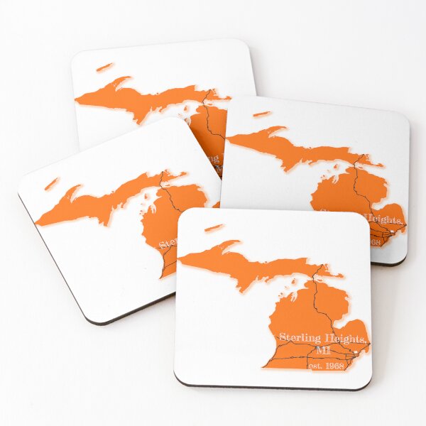 Item preview, Sterling Heights, MI [Orange] designed and sold by PhilbonianDezin.