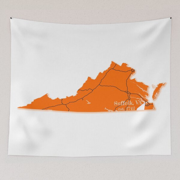 Item preview, Suffolk, VA [Orange] designed and sold by PhilbonianDezin.