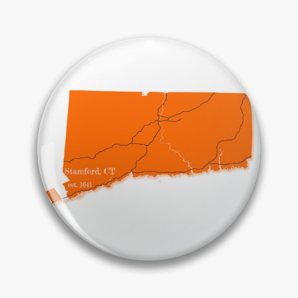Item preview, Stamford, CT [Orange] designed and sold by PhilbonianDezin.