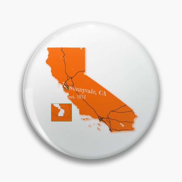 Item preview, Sunnyvale, CA [Orange] designed and sold by PhilbonianDezin.