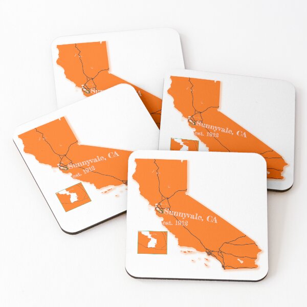 Item preview, Sunnyvale, CA [Orange] designed and sold by PhilbonianDezin.