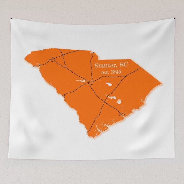 Item preview, Sumter, SC [Orange] designed and sold by PhilbonianDezin.