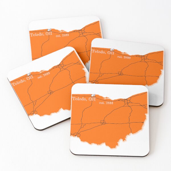 Item preview, Toledo, OH [Orange] designed and sold by PhilbonianDezin.