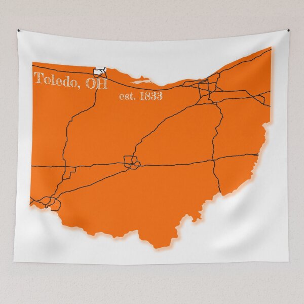 Item preview, Toledo, OH [Orange] designed and sold by PhilbonianDezin.