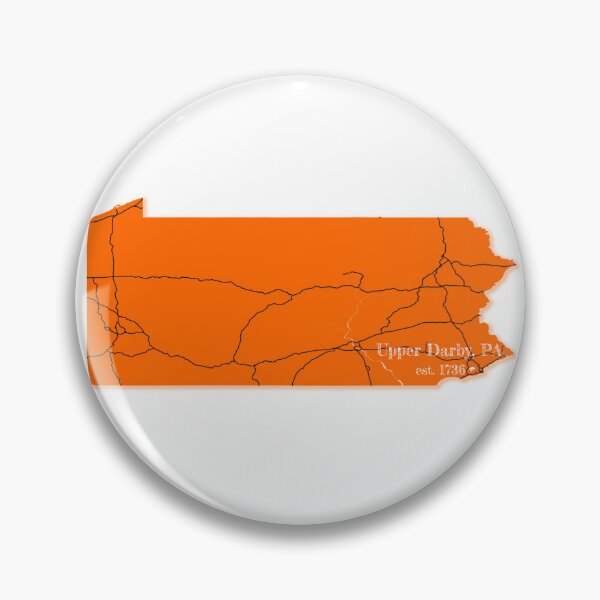 Item preview, Upper Darby, PA [Orange] designed and sold by PhilbonianDezin.