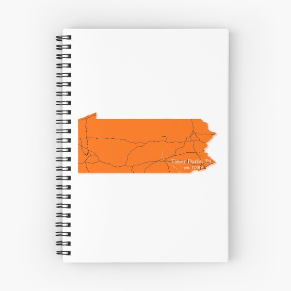 Item preview, Upper Darby, PA [Orange] designed and sold by PhilbonianDezin.