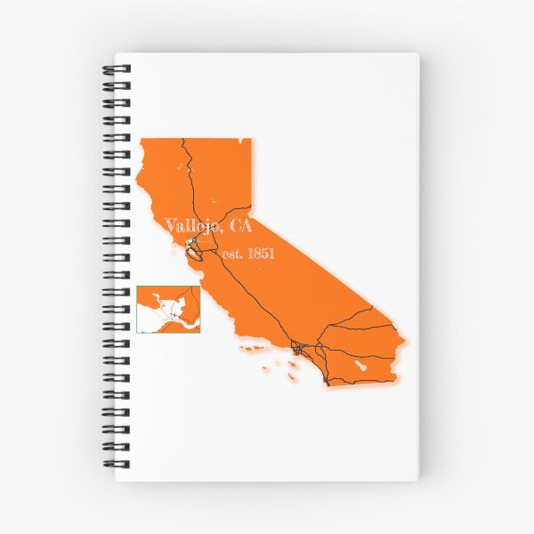 Item preview, Vallejo, CA [Orange] designed and sold by PhilbonianDezin.