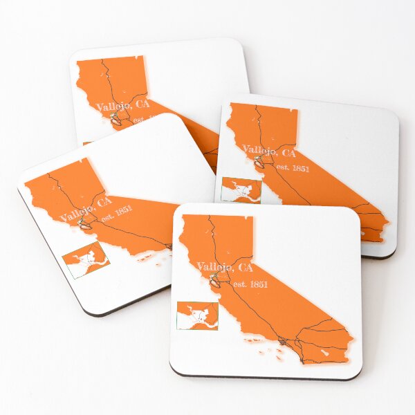 Item preview, Vallejo, CA [Orange] designed and sold by PhilbonianDezin.