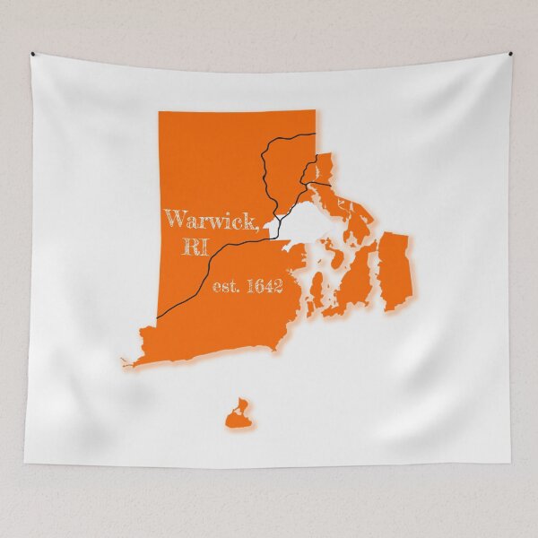 Item preview, Warwick, RI [Orange] designed and sold by PhilbonianDezin.