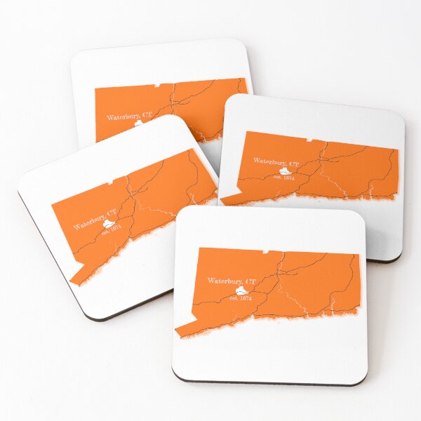 Item preview, Waterbury, CT [Orange] designed and sold by PhilbonianDezin.