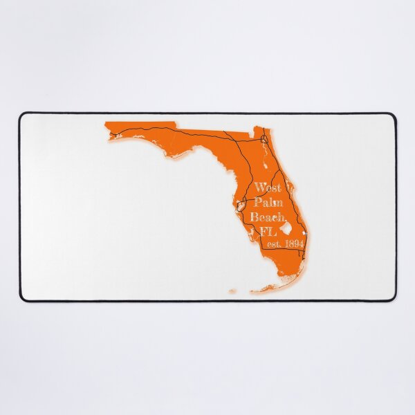 Item preview, West Palm Beach, FL [Orange] designed and sold by PhilbonianDezin.