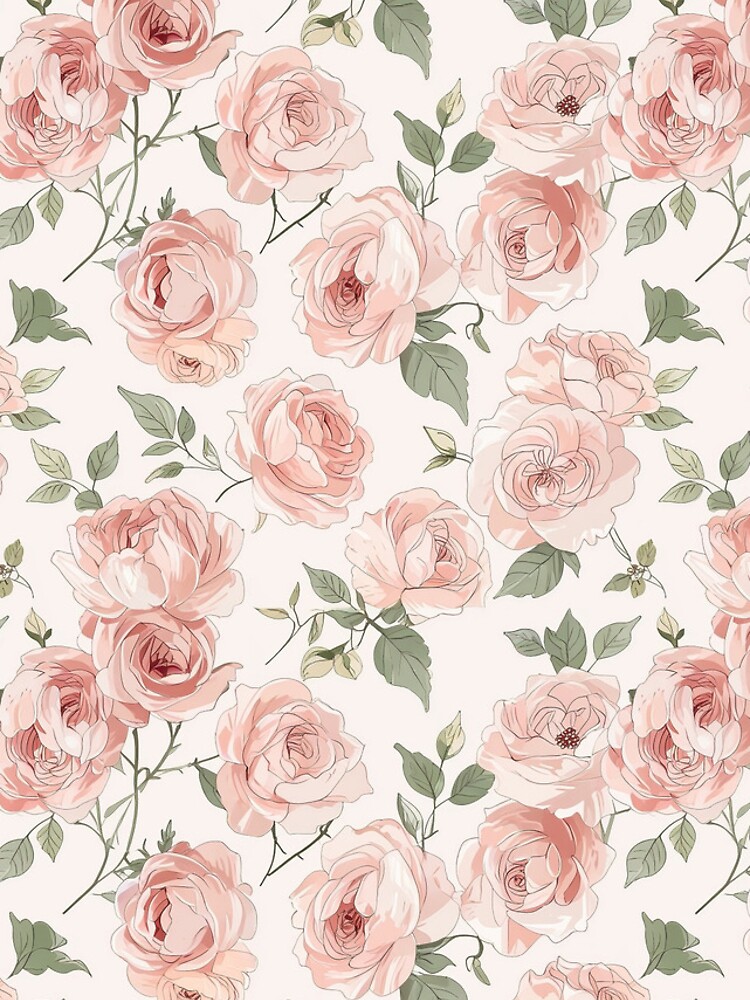 Thumbnail 4 of 4, iPhone Case, Blush Roses designed and sold by CoolPixels.