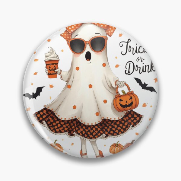 Item preview, A Stylish Ghost Holloween Trick or Drink  designed and sold by GiftgaeStyle.